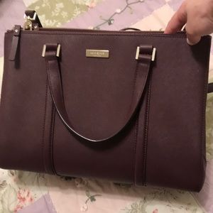 Kate spade “loden” tote in mulled wine 🍷ACCEPT $$